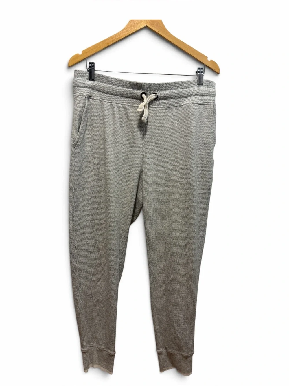 Faherty Grey Drawstring Jogger Pants Ultra Soft Size Large